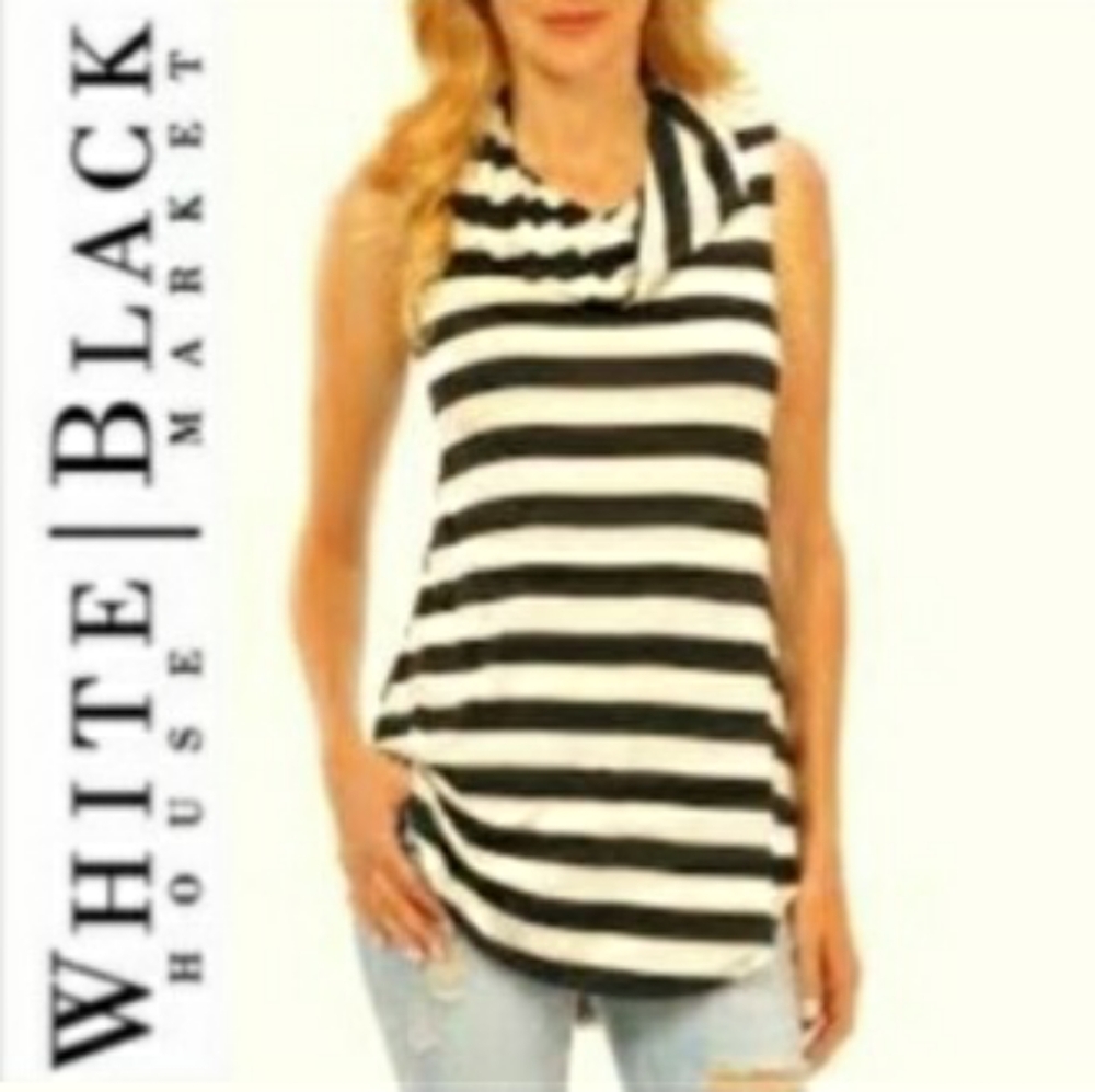 White House Black Market Cowl Neck Top